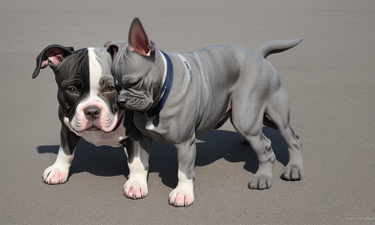 1. American Staffordshire Terrier 24 Gray Dog Breeds: Pictures, Facts & History - Discover Now!