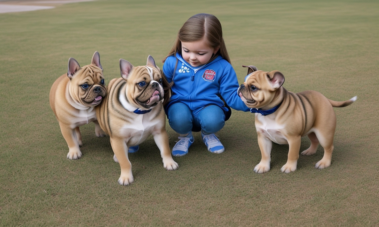 1. Blue Fawn Bulldogs Are Great with Children