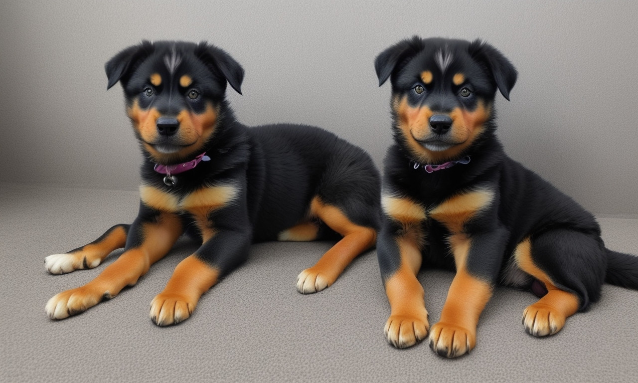 1. Rottsky (Rottweiler x Siberian Husky Mix) 14 Rottweiler Mixes (With Pictures) That'll Melt Your Heart