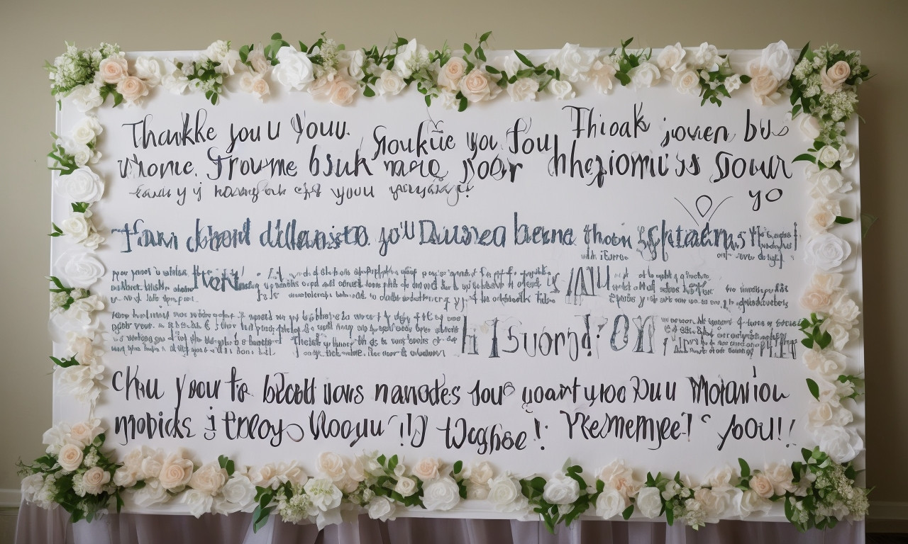 10. Bridal Shower Thank You Messages for Memories Created