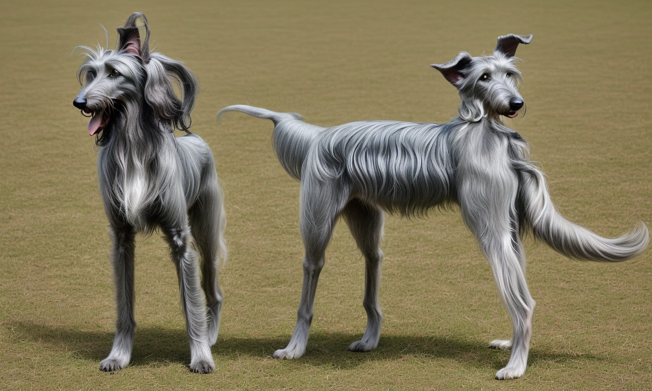 10. Deerhound 11 Skinny Dog Breeds: Pictures, Facts & History - Discover Slim Canine Elegance