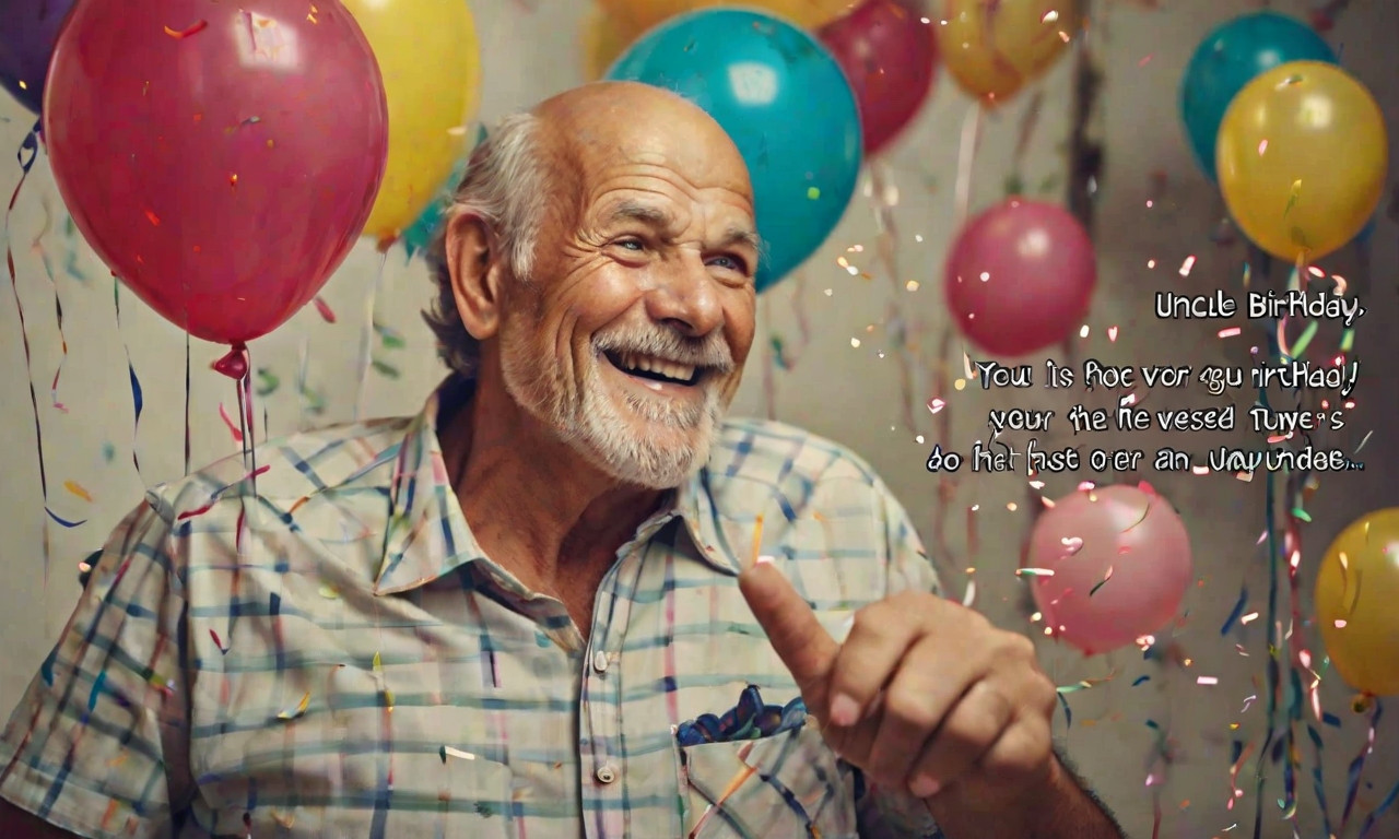 100+ Heartwarming and Genuine Birthday Wishes for Uncle You Adore