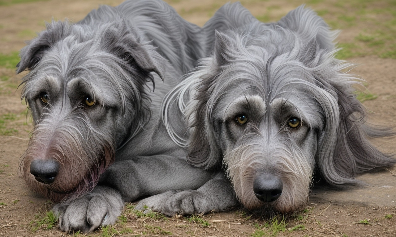 11. Irish Wolfhound 24 Gray Dog Breeds: Pictures, Facts & History - Discover Now!