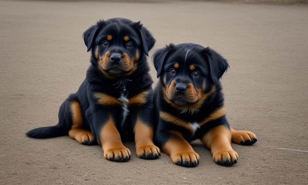 13. New Rottland (Newfoundland x Rottweiler Mix) 14 Rottweiler Mixes (With Pictures) That'll Melt Your Heart