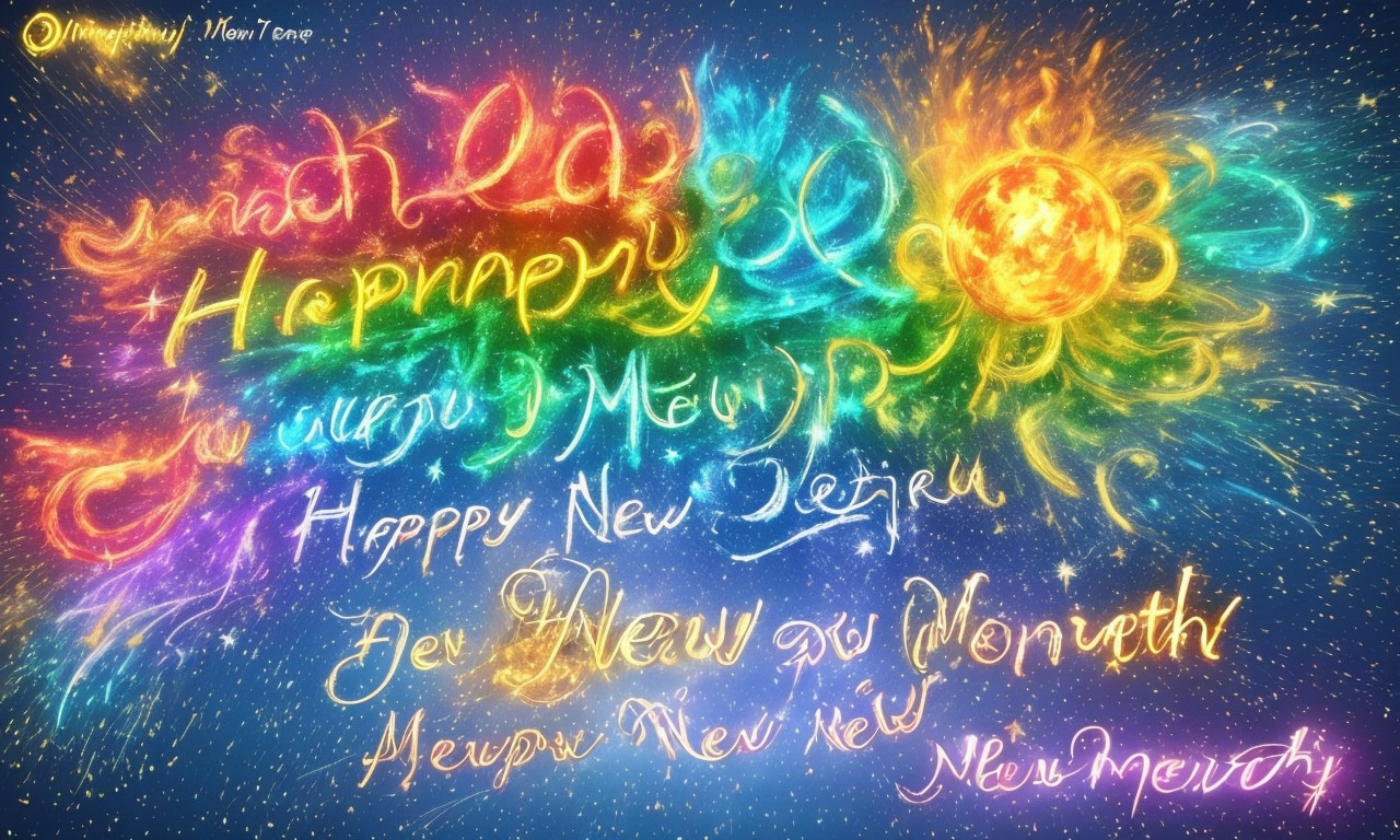 130+ Best Happy New Month Wishes to Ignite Positivity and Joy