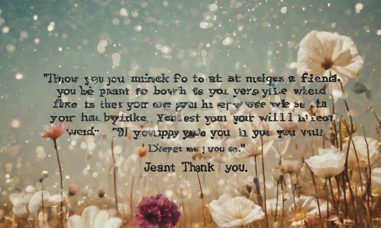 130+ Perfect Thank You Messages for Your Best Friends: Creative & Heartfelt Ideas