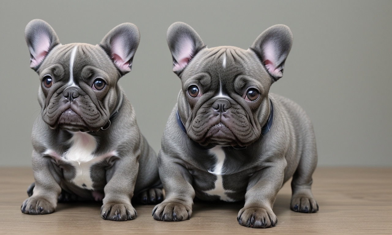 2. French Bulldog 24 Gray Dog Breeds: Pictures, Facts & History - Discover Now!