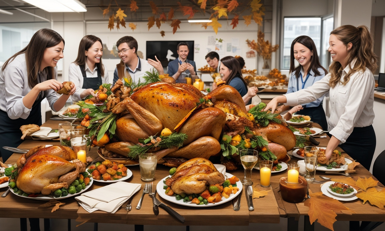 3. Happy Thanksgiving to Coworkers for their Collaboration