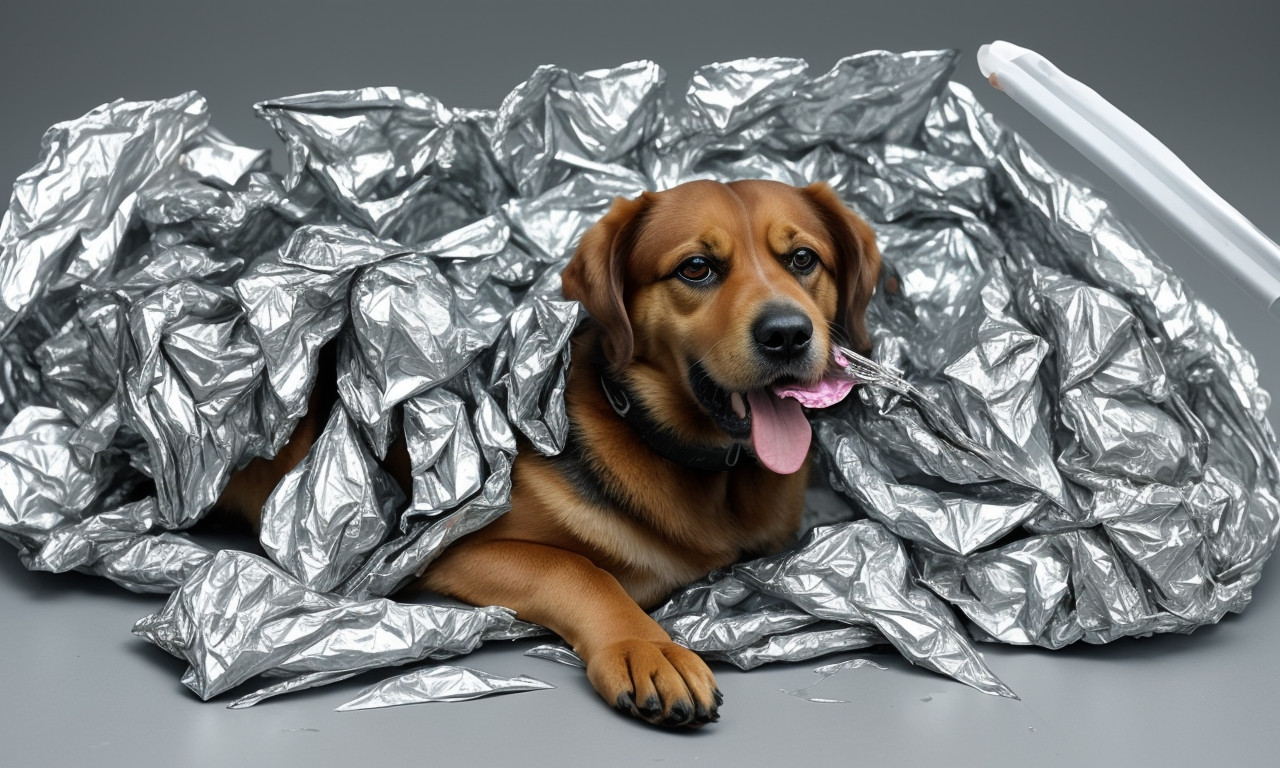 3. If Your Dog Regularly Eats Foil