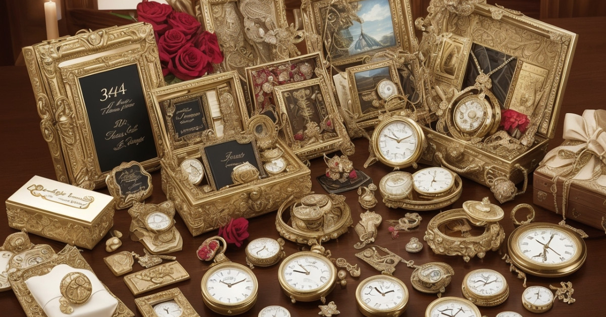 34th Anniversary Celebration Gifts and Ideas Banner