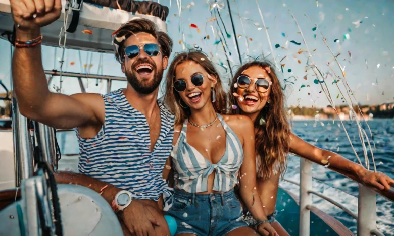 4. On a Boat Instagram Captions for Party Vibes 100+ On a Boat Instagram Captions: Unleash Your Nautical Vibes Today