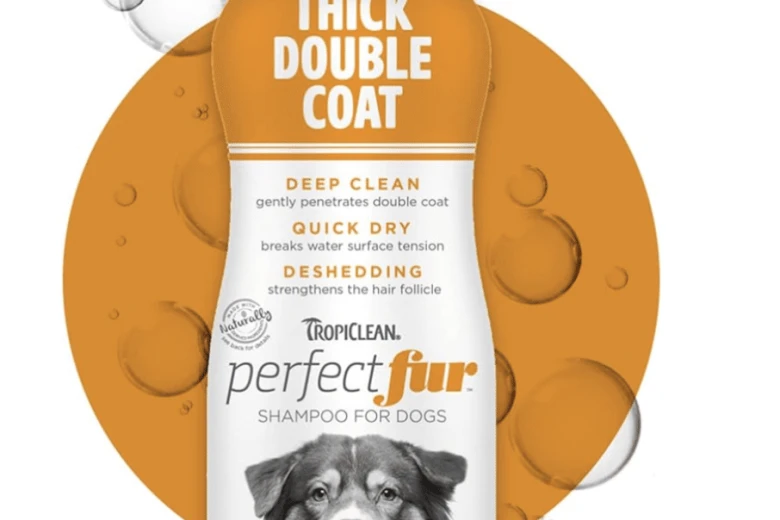 TropiClean Perfect Fur Dog Shampoo for Double Coats 7 Best Dog Deshedding Shampoos To Manage Big Coats Naturally