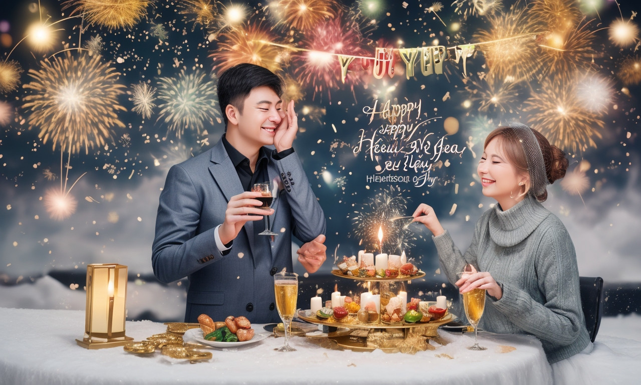 5. New Year Wishes to Husband for Happiness and Joy