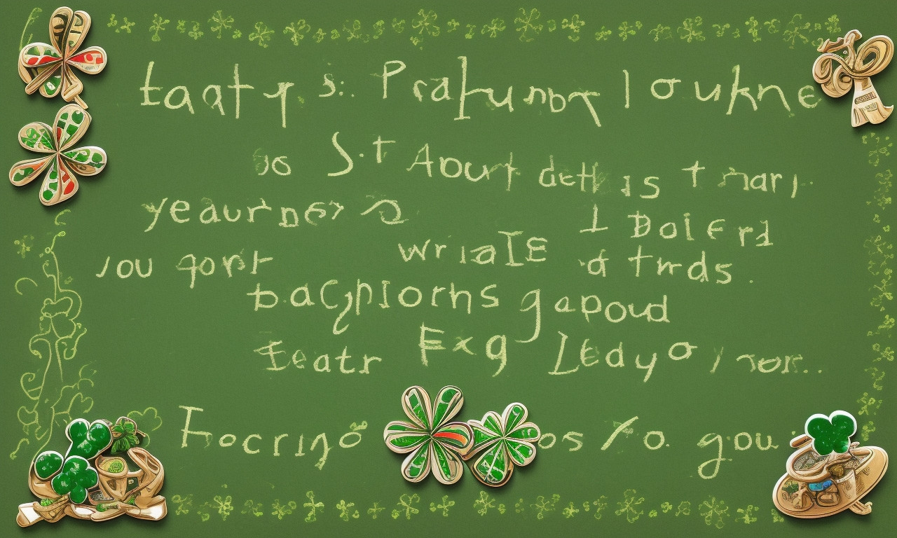 6. St Patricks Day Greetings for Teachers