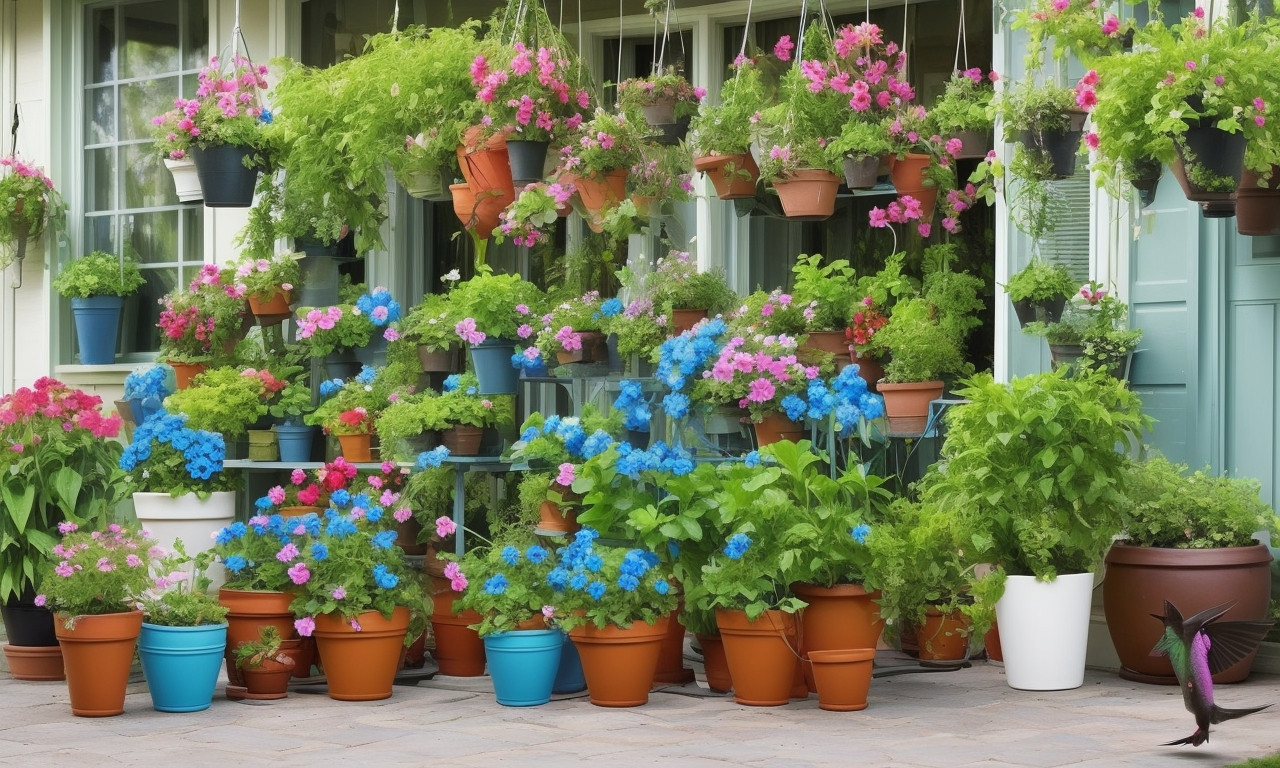 6. The Best Locations for Potted Hummingbird Flowers Grow Potted Flowers and Plants That Attract Hummingbirds Instantly