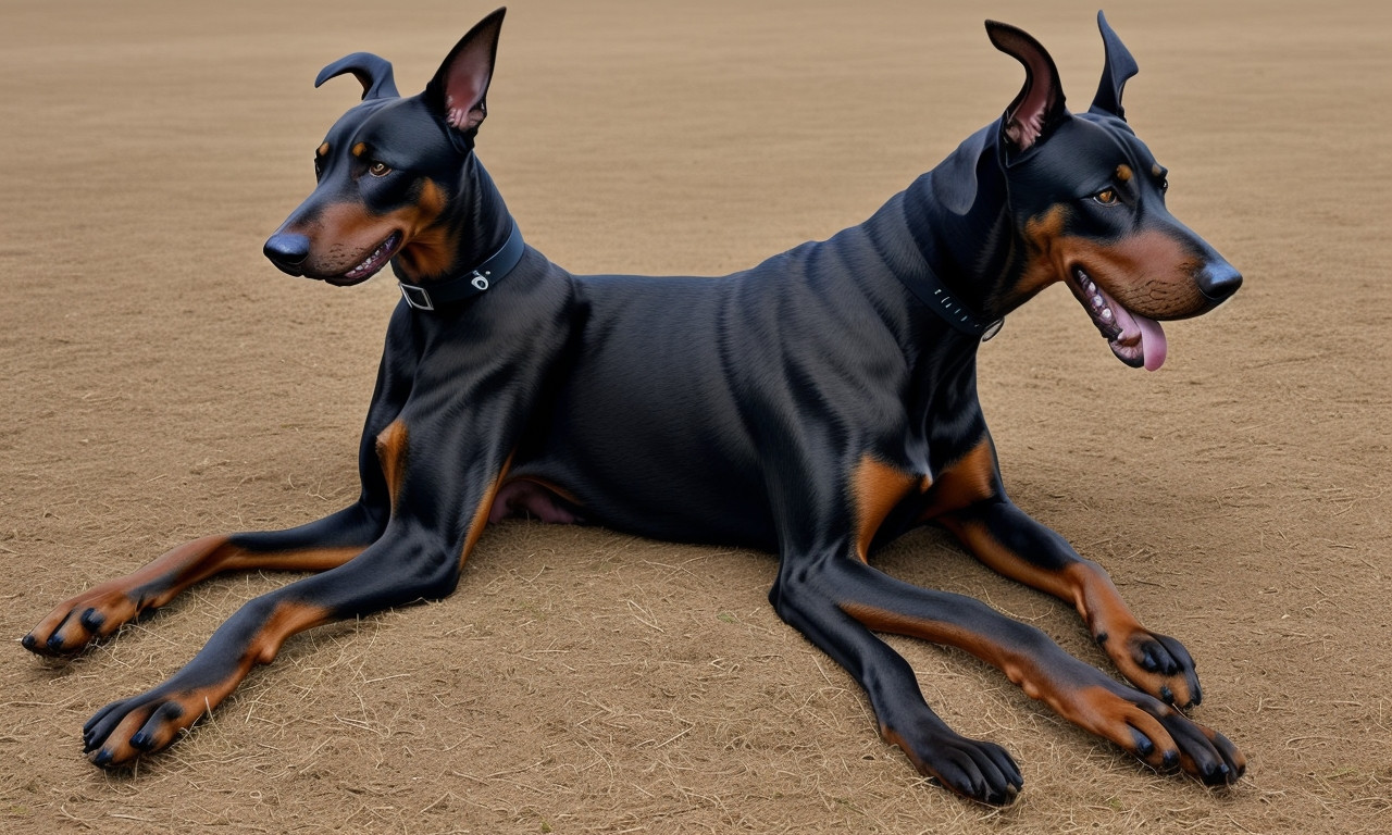 8. Doberhound (Doberman Pinscher x Greyhound)