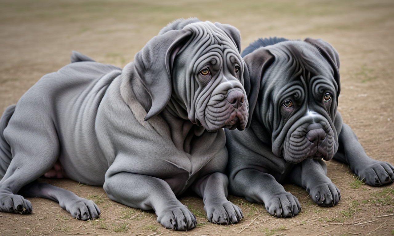 8. Neapolitan Mastiff 24 Gray Dog Breeds: Pictures, Facts & History - Discover Now!