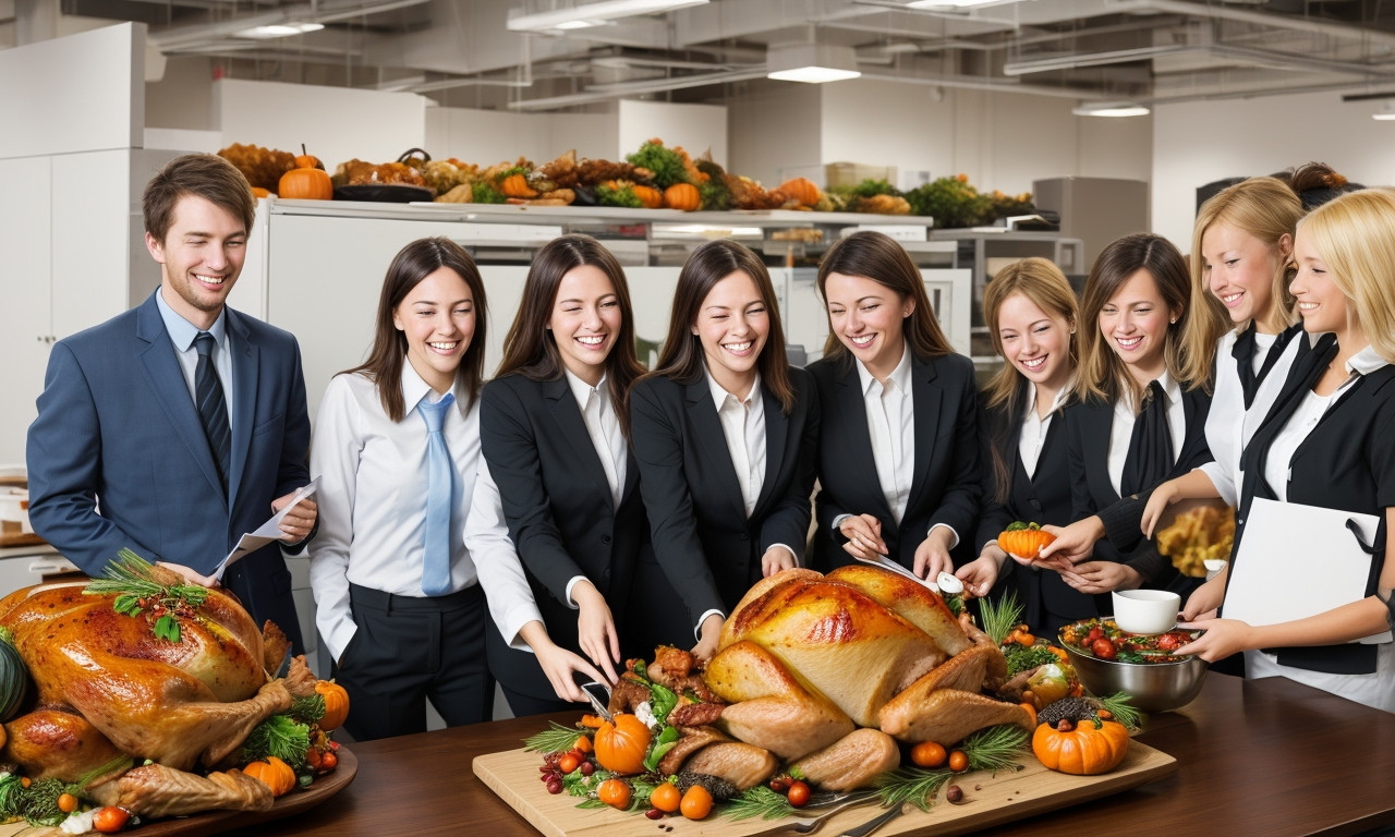 9. Happy Thanksgiving to Coworkers for their Professionalism