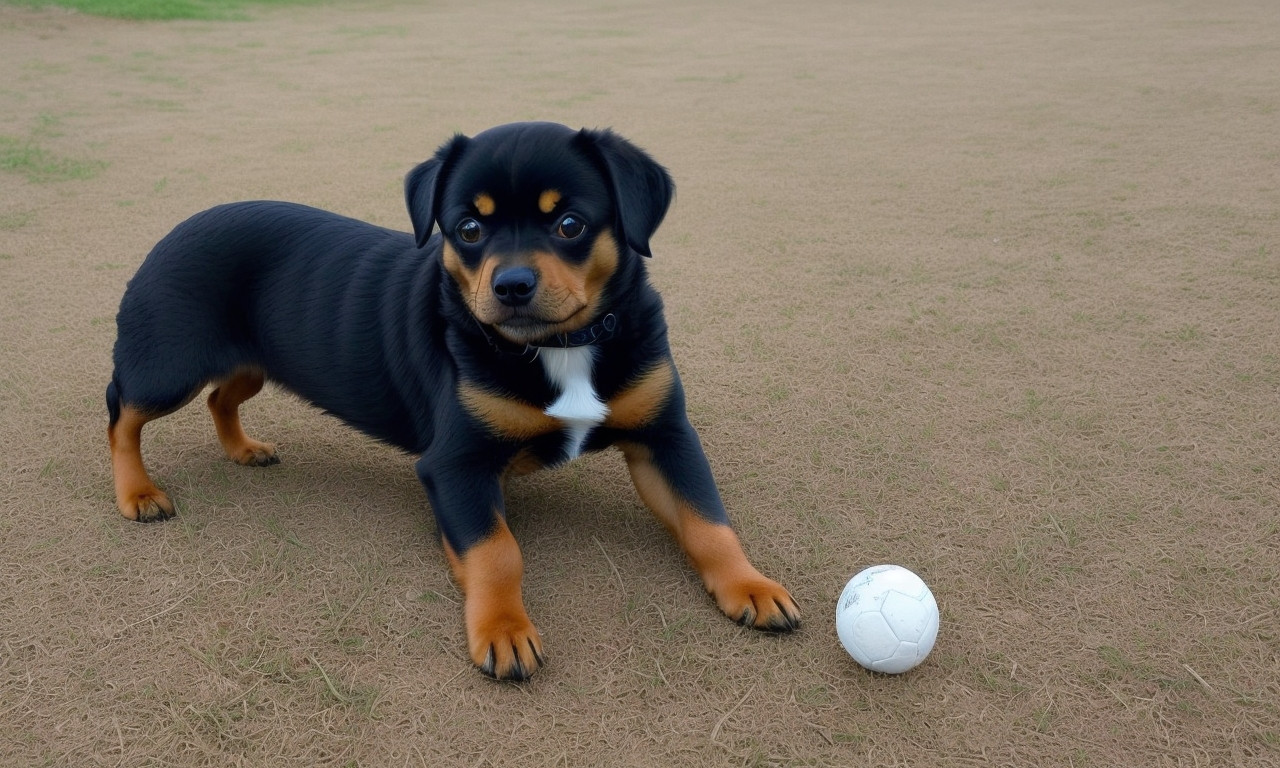 9. Rotthuahua (Chihuahua x Rottweiler Mix) 14 Rottweiler Mixes (With Pictures) That'll Melt Your Heart