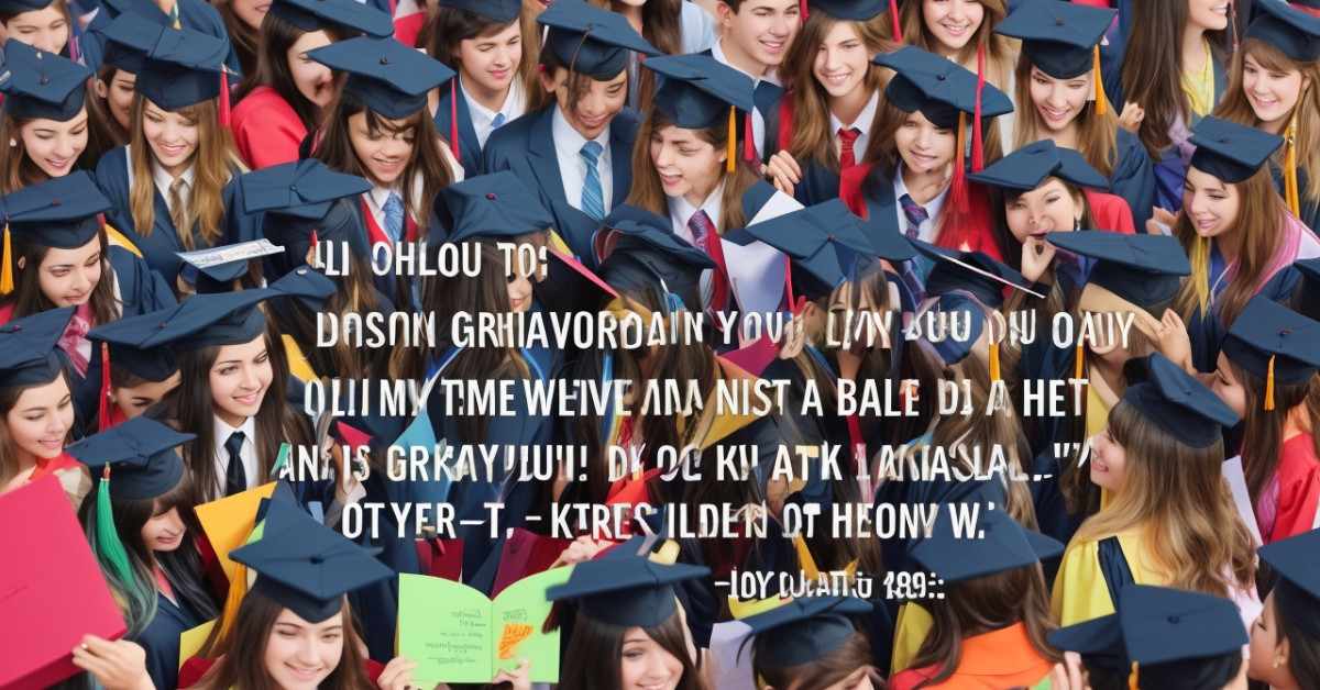 Believe in yourself quote for graduation cap