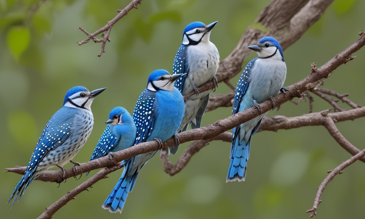 Are there any blue woodpeckers?