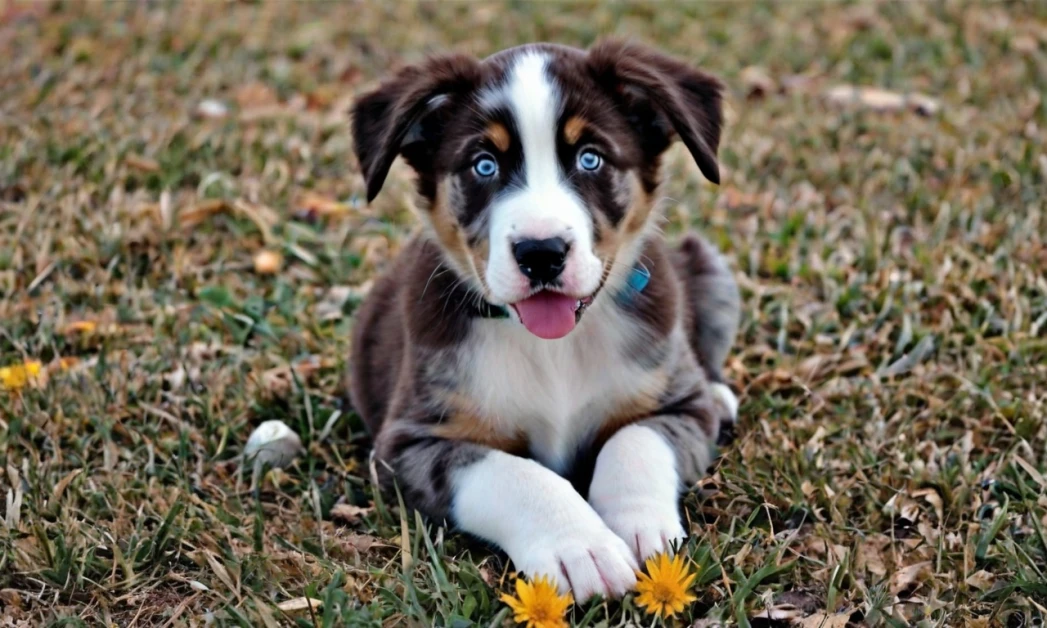 australian shepherd great dane mix puppy