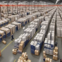 Warehouse finance concept illustration. Warehouse finance concept illustration.