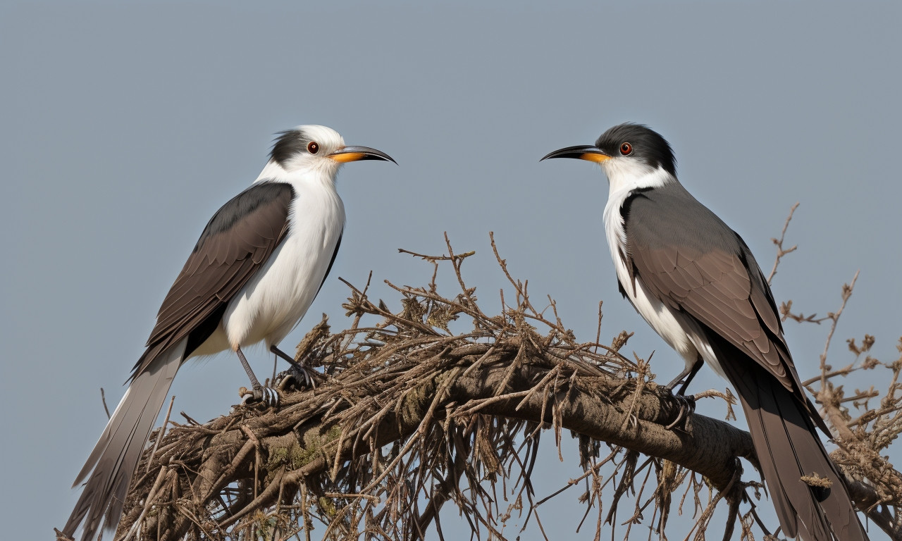 Black-Billed Cuckoo 20 Black and White Birds You Might See in Your Backyard