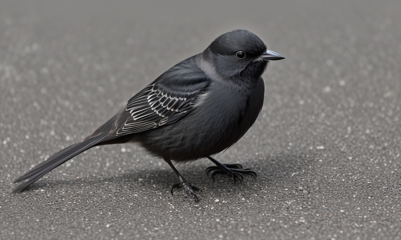 Black Phoebe 20 Black and White Birds You Might See in Your Backyard
