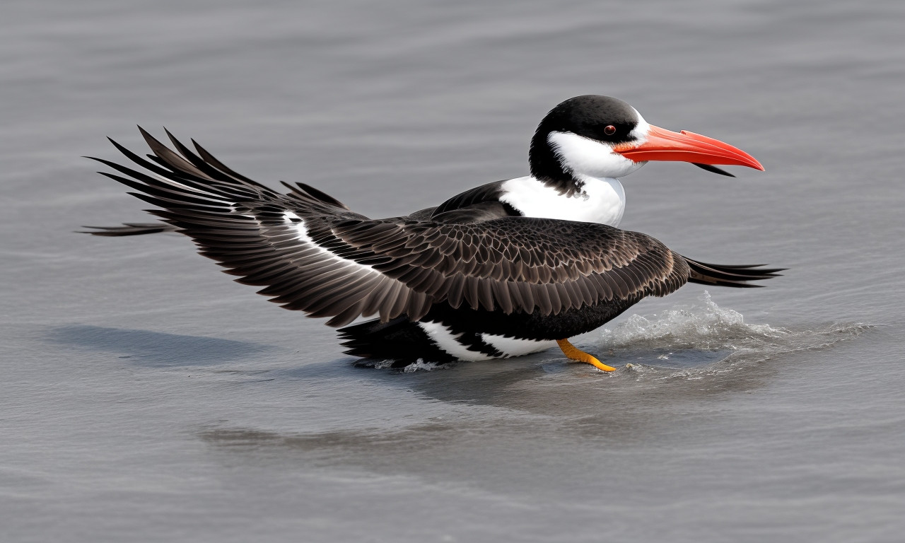 Black Skimmer 20 Black and White Birds You Might See in Your Backyard