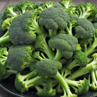 Fresh broccoli dish showcasing modern culinary trends. Fresh broccoli dish showcasing modern culinary trends.