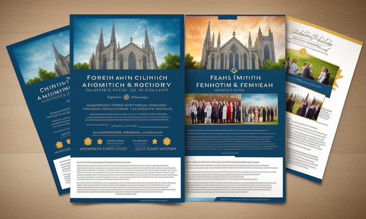 Church anniversary celebration flyer design ideas.