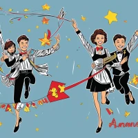 Couple anniversary clip art, heart balloons and festive decoration. Couple anniversary clip art, heart balloons and festive decoration.