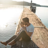 Family Embracing - 32 Heartwarming Quotes Poster Family Embracing - 32 Heartwarming Quotes Poster