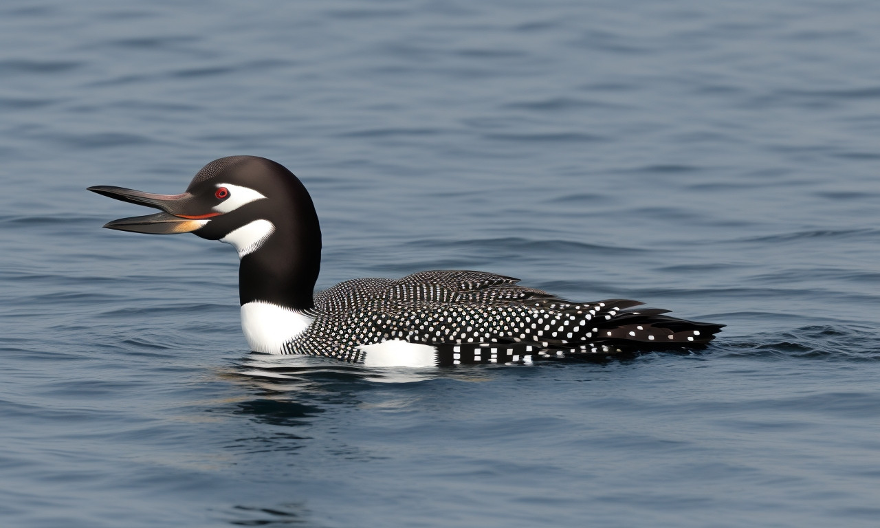 Common Loon 20 Black and White Birds You Might See in Your Backyard