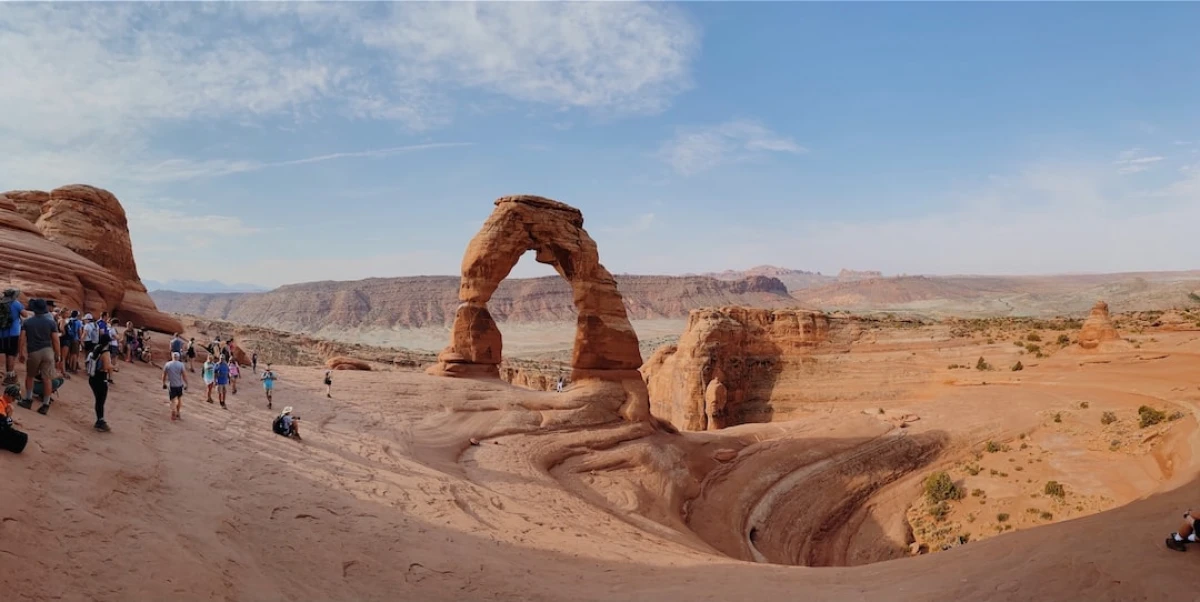 Merrell Women's Moab 2 Mid Waterproof Hiking Boots on Trail