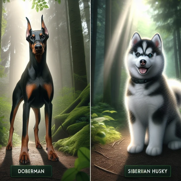 Doberman X Siberian Husky: A Comprehensive Comparison