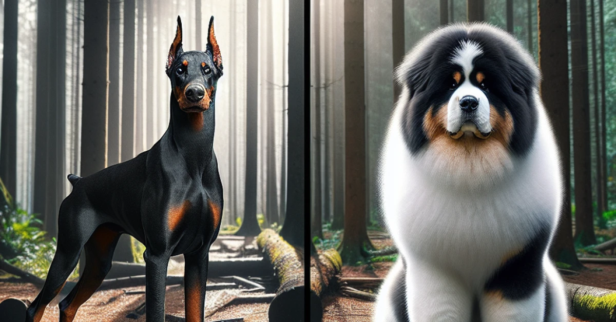 Doberman X Tibetan Mastiff: A Comprehensive Comparison
