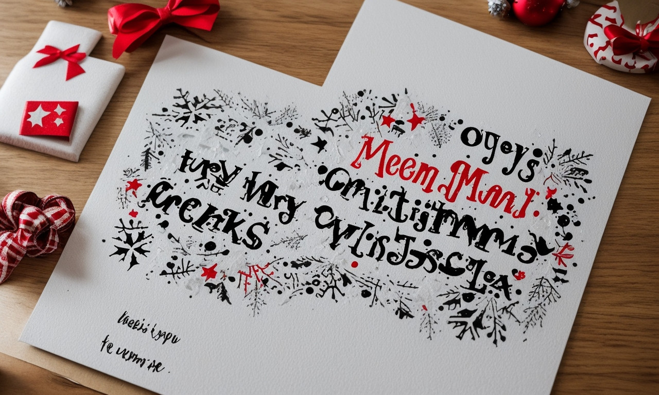 Creating Unique Christmas Messages for Your Husband