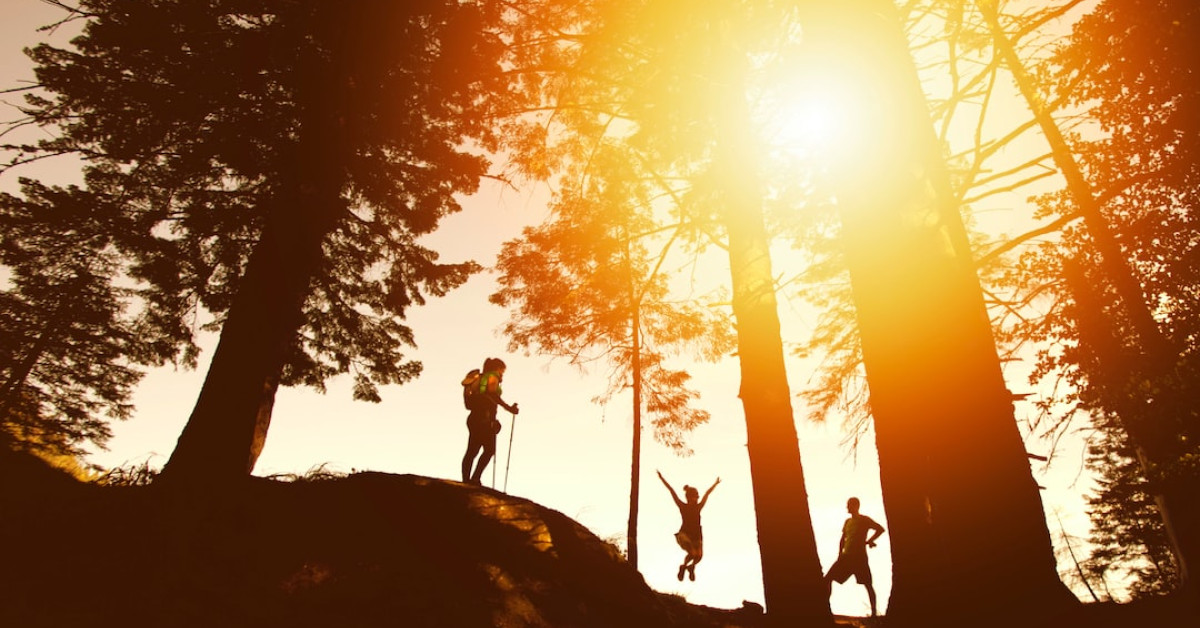 Twilight hiking adventure with silhouette tips