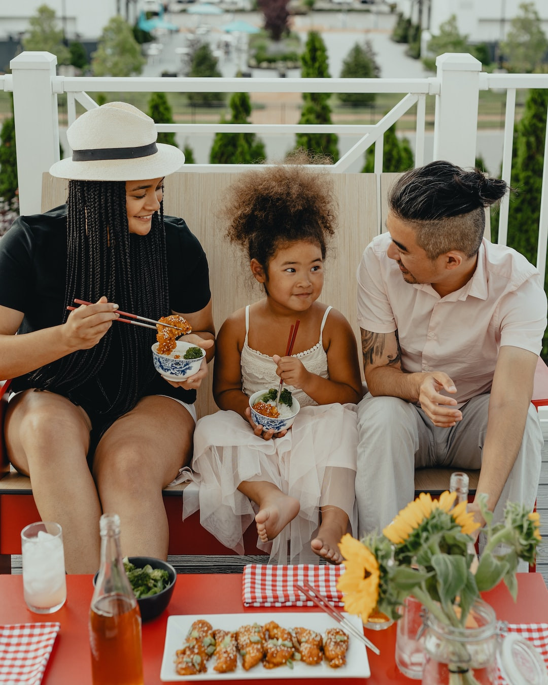 Broccoli shaped like spiders for creative healthy snack ideas.