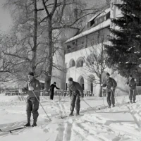Scuba diver exploring ancient underwater historical site. Scuba diver exploring ancient underwater historical site.