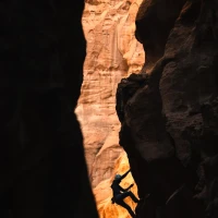 Deep sea diving adventure guide in clear blue waters. Deep sea diving adventure guide in clear blue waters.