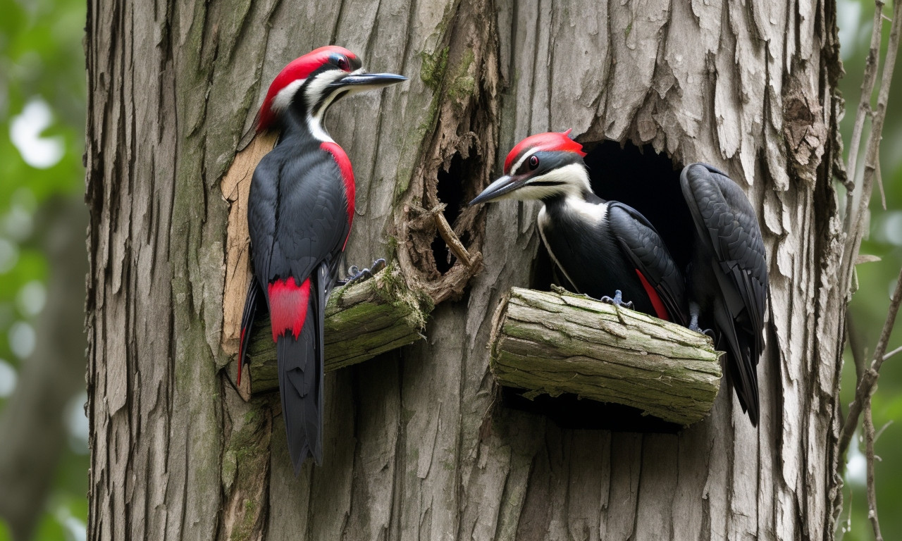 Do Pileated Woodpeckers abandon their nests? Pileated Woodpecker Nesting: A Complete Guide to Attract and Protect