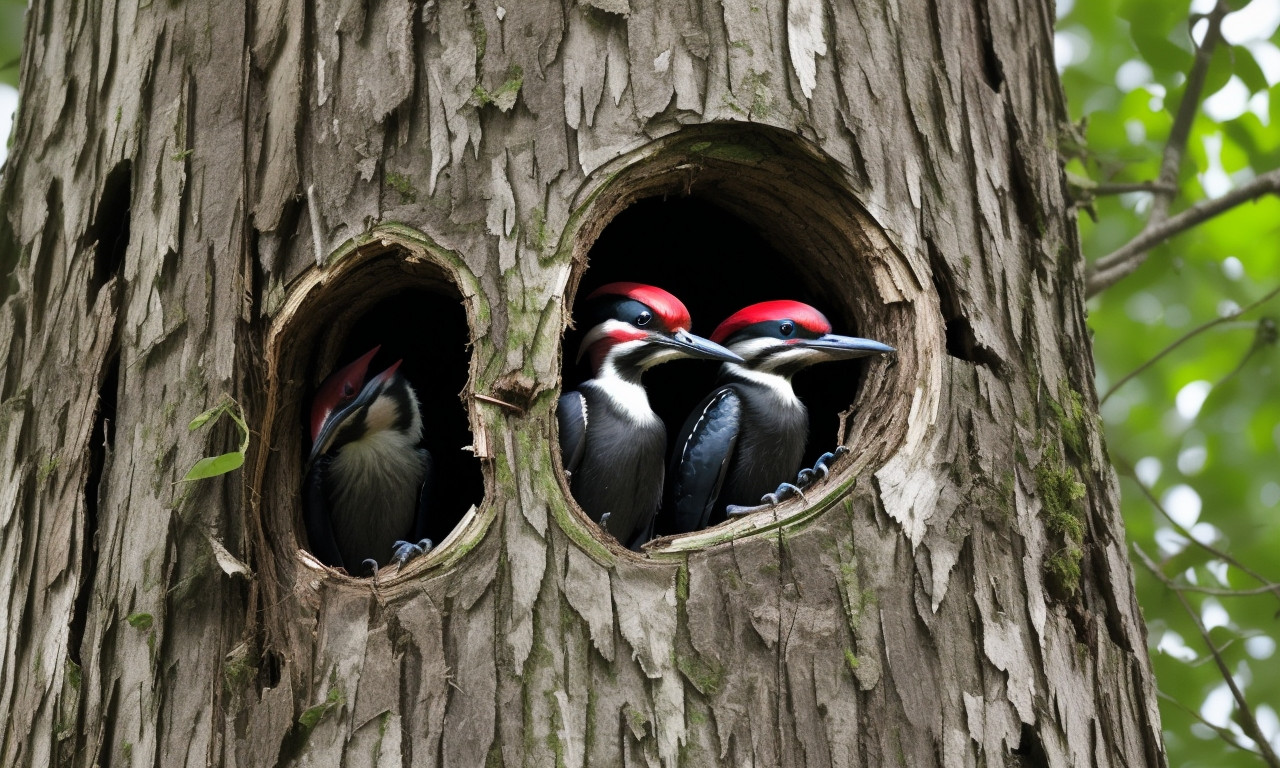 Do Pileated Woodpeckers nest in the same place every year? Pileated Woodpecker Nesting: A Complete Guide to Attract and Protect