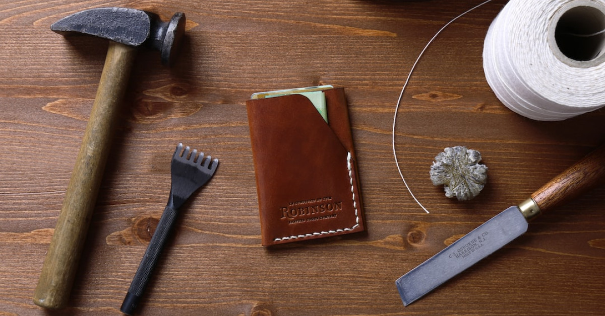 Luxury leather gifts for an elegant anniversary celebration.