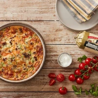 High-energy snack recipe on powered rails display. High-energy snack recipe on powered rails display.