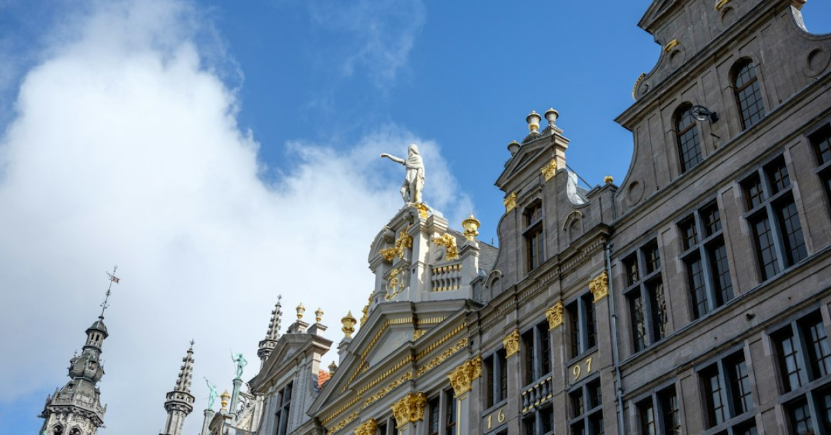 Brussels sprout Caesar salad with homemade dressing on plate.