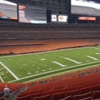 Bengals stadium seating chart with game day crowd cheering. Bengals stadium seating chart with game day crowd cheering.