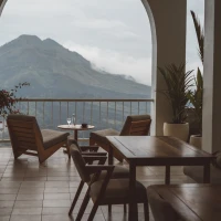 Balcony room view on Carnival Cruise promoting serene experience. Balcony room view on Carnival Cruise promoting serene experience.